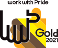Works With Pride Gold Logo