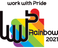 Works With Pride Rainbow Logo